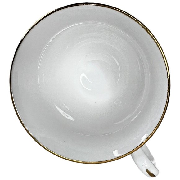 Vintage Rosina Bone China Tea Cup And Saucer Art Deco Style Made England Green - Picture 7 of 10